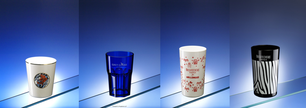 Bespoke plastic glasses
