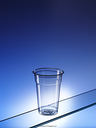 PET300CE: Recycled plastic glasses (half pint)